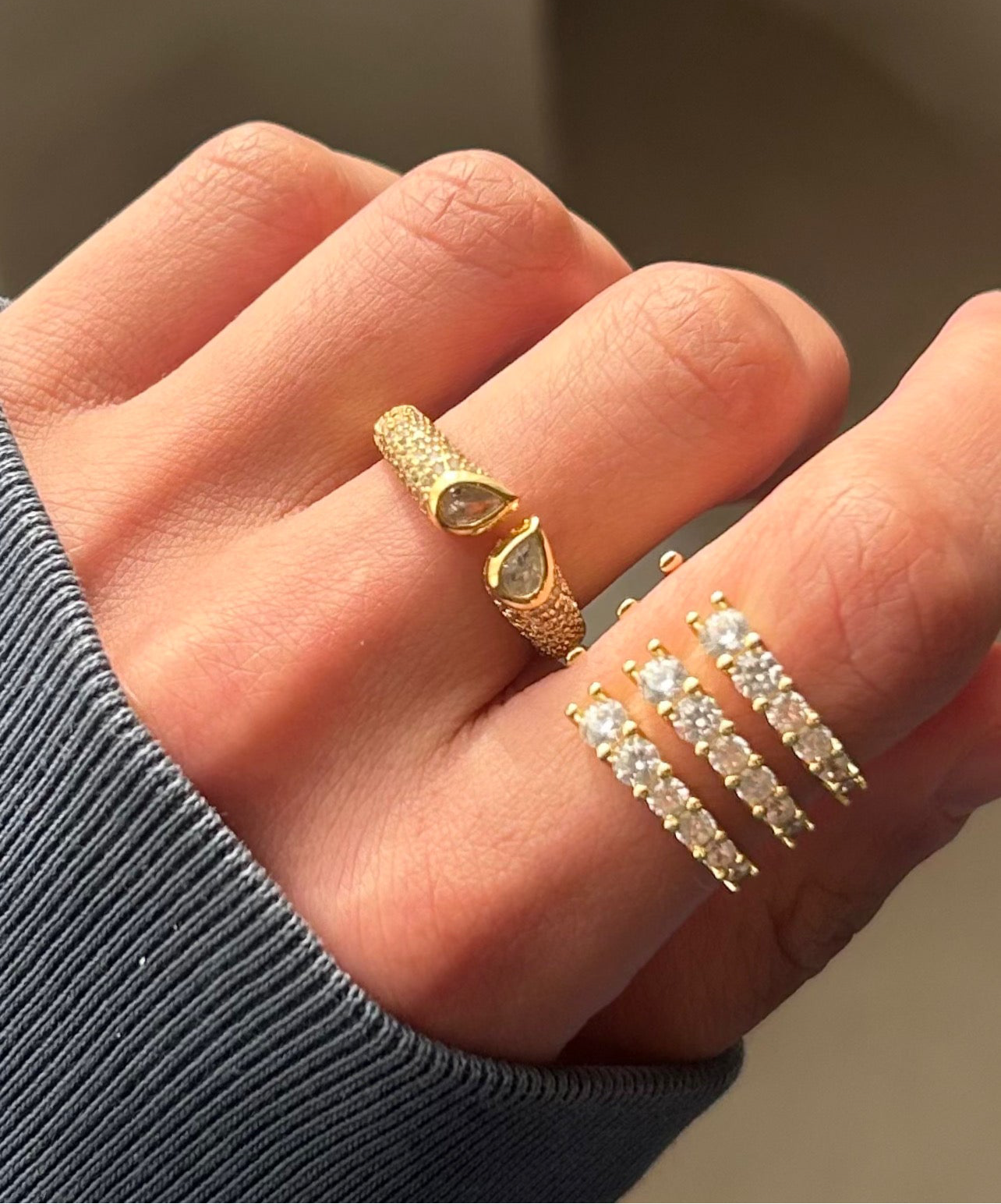 TEARDROP ring