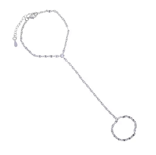 LINKS hand chain in silver