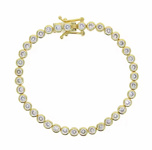 ROUND tennis bracelet