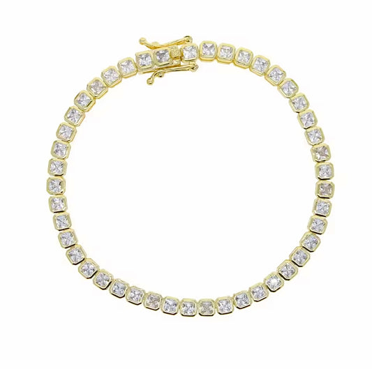 SQUARE tennis bracelet