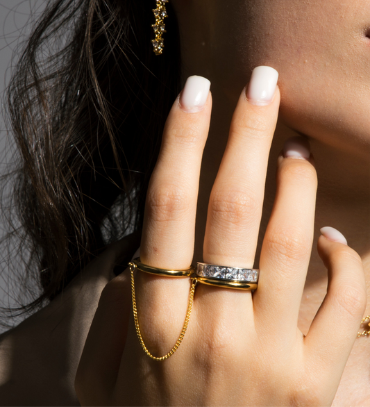 DOUBLE CHAIN ring