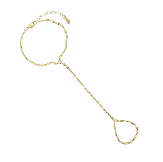 LINKS hand chain in gold