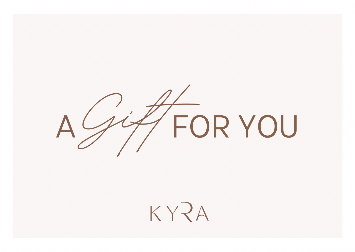 KYRA gift card